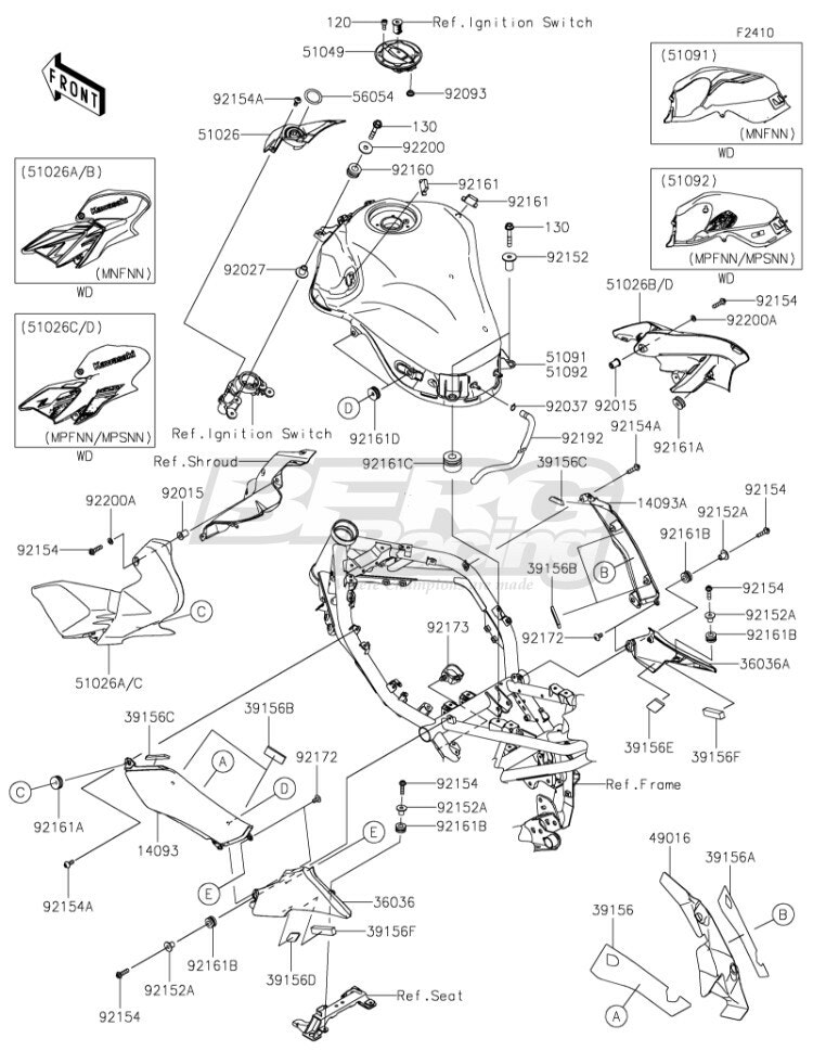 COVER TANK,RH,M.S.BLACK