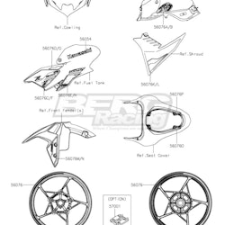 PATTERN,TANK COVER,LH,FR