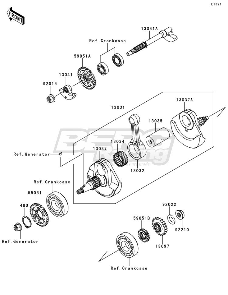 CRANKSHAFT,LH