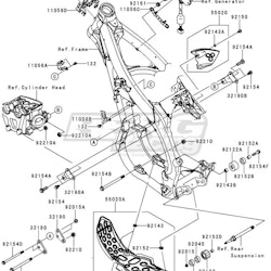 BRACKET-ENGINE,UPP,LH