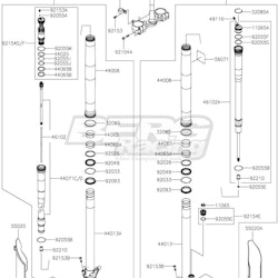 PIPE-FORK INNER,RH