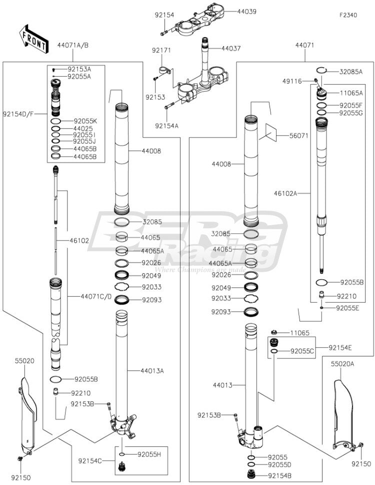 DAMPER-ASSY,FORK,LH  EU