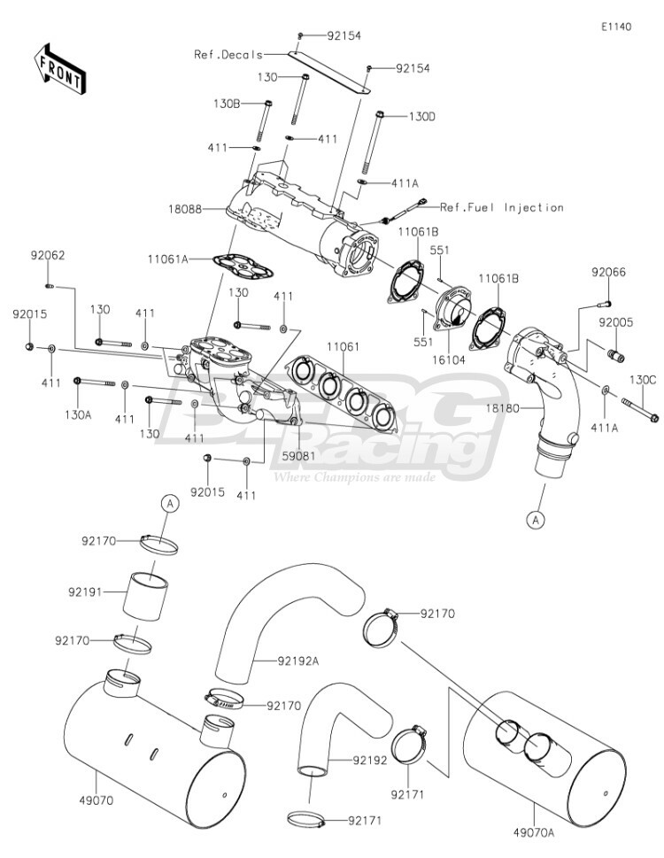GASKET,PIPE EXHAUST