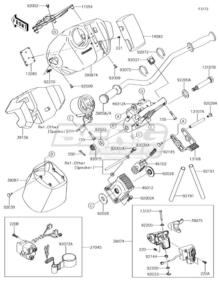 PAD-HANDLE,F.BLACK