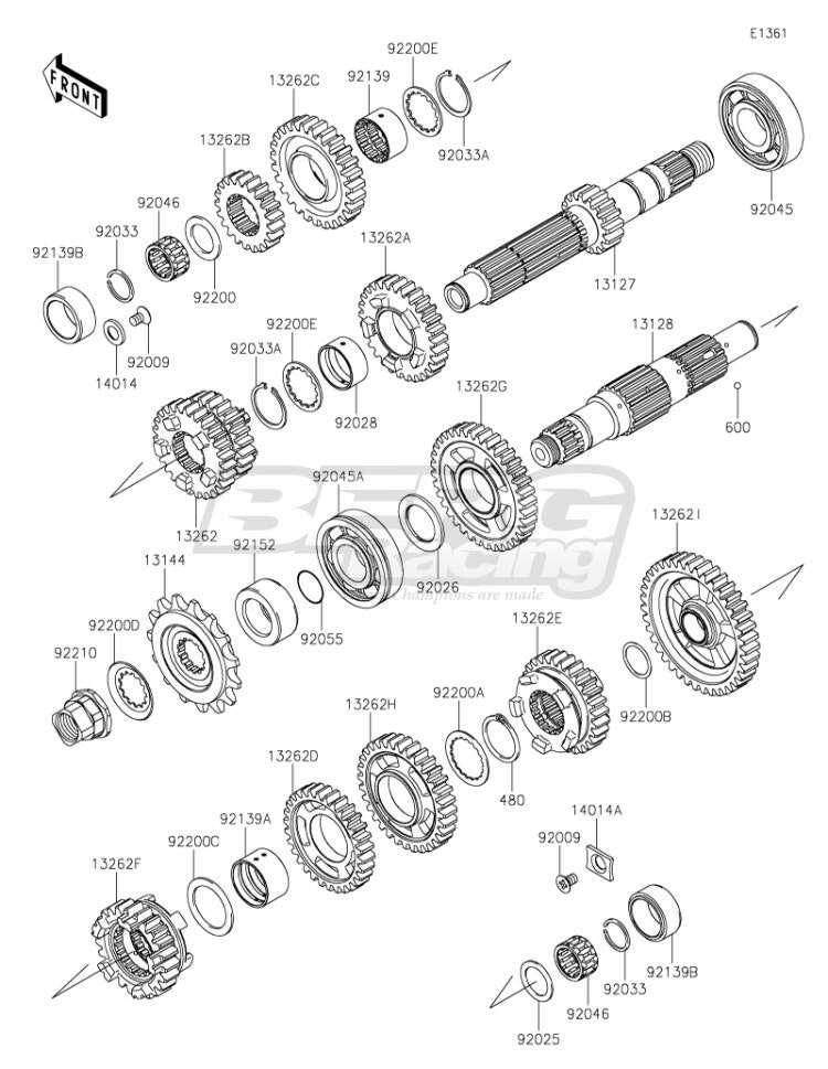 GEAR,INPUT 5TH,29T