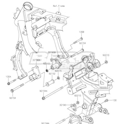 BRACKET-ENGINE,FR,LH