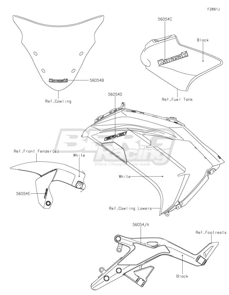 MARK,SIDE COWL.,ER-6F