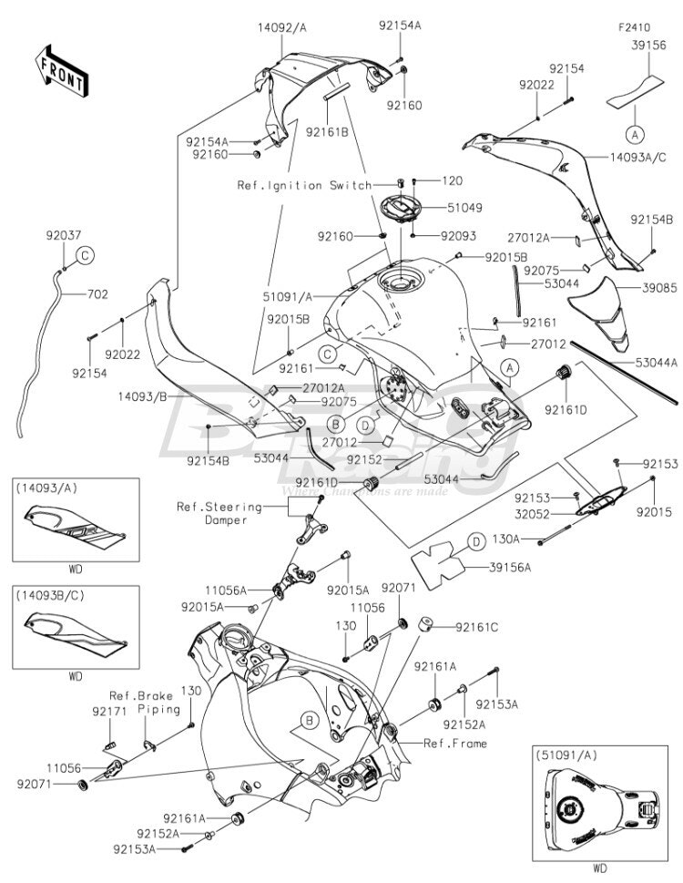 COVER,TANK,LH,L.GREEN