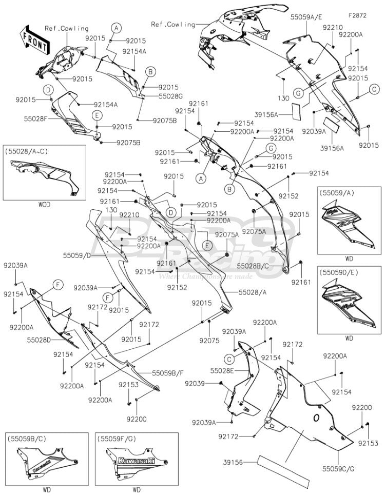 COWLING,INNER,LH