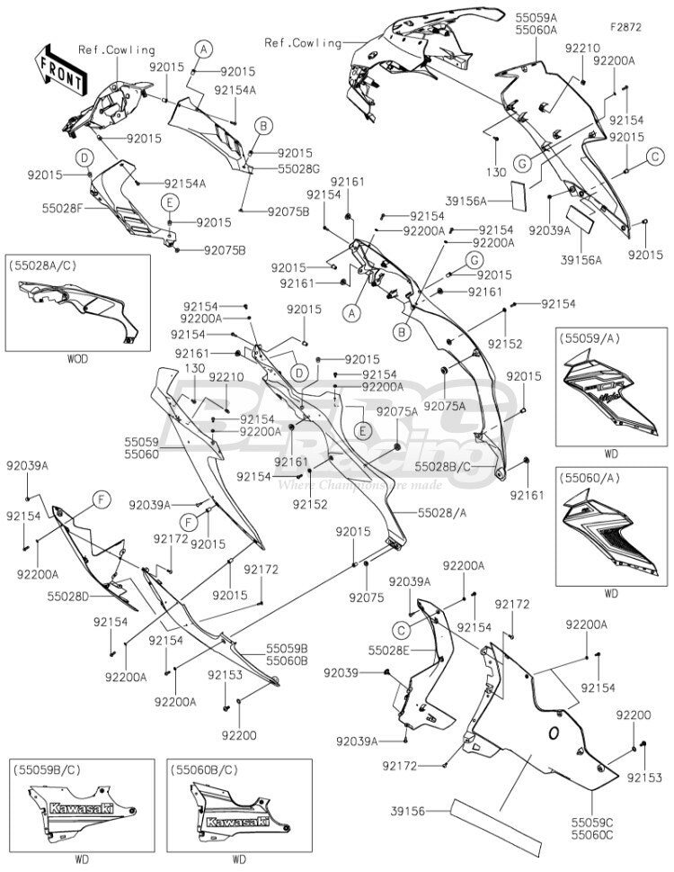 COWLING,WINGLET,RH,M.M.G.GRAY