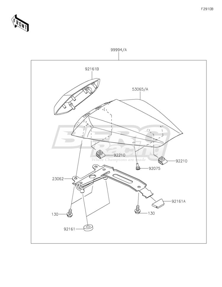PILLION SEAT COVER,M.D.BLACK