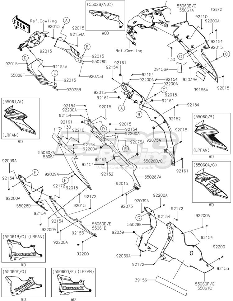 COWLING,WINGLET,LH,P.R.WHITE