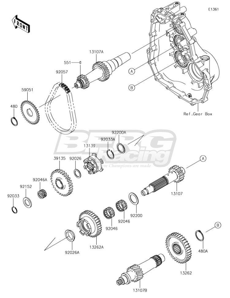 GEAR-TRANSMISSION SPUR,36T