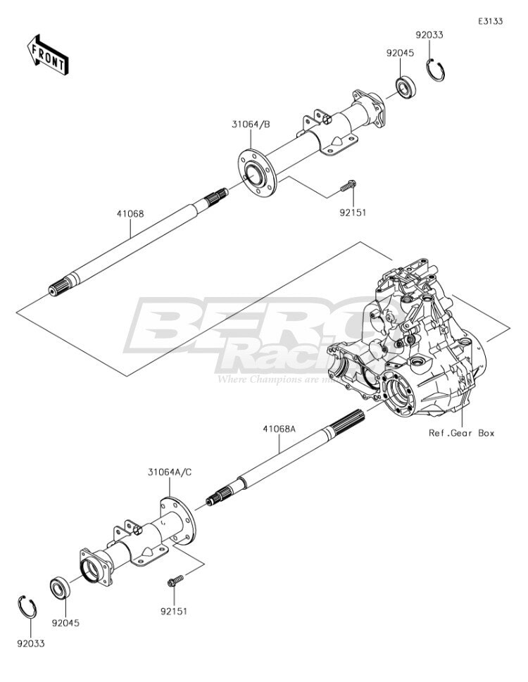 AXLE,RH