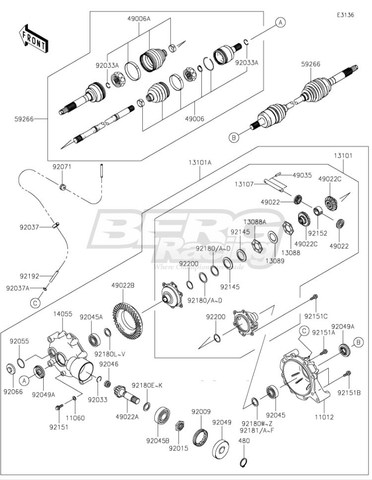 GEAR-ASSY,FRONT DIFFERENTIAL