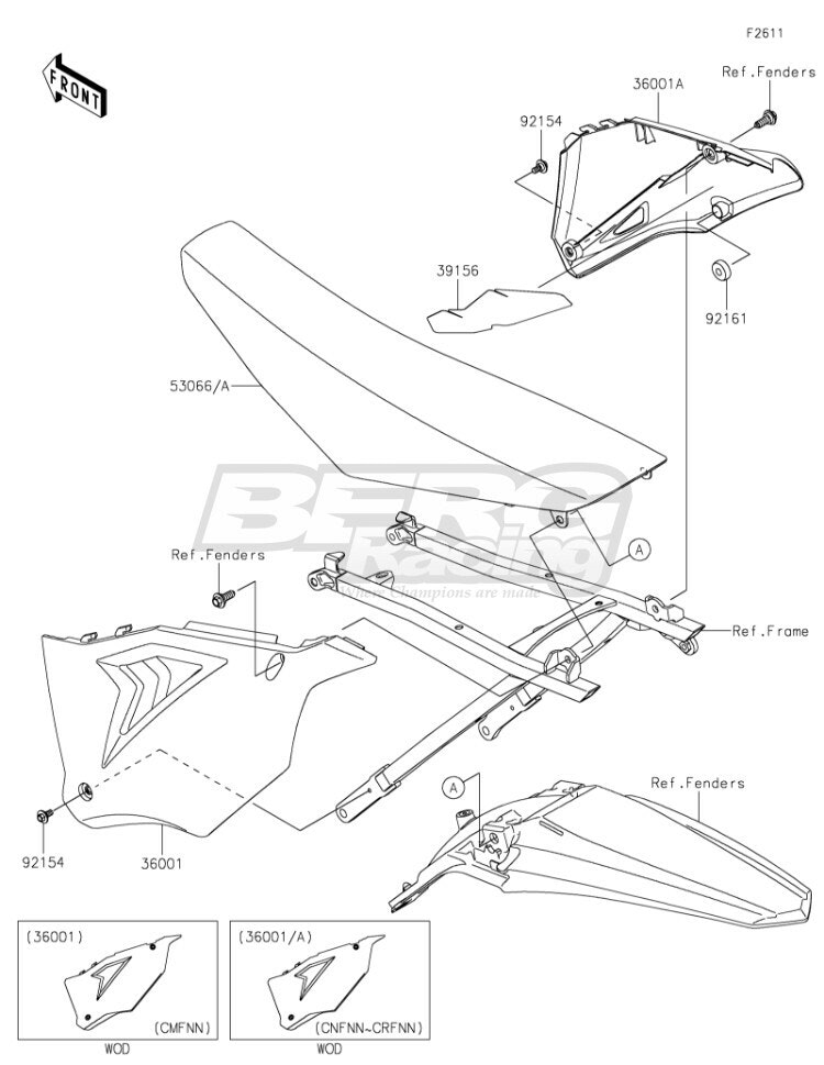 SEAT-ASSY,N.L.GREEN+GRN/BLK