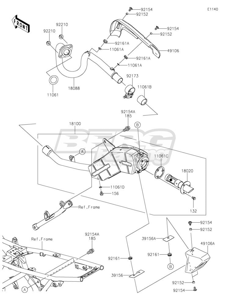 PAD,MUFFLER COVER,INNER,LWR