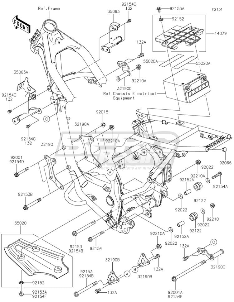 BRACKET-ENGINE,RR