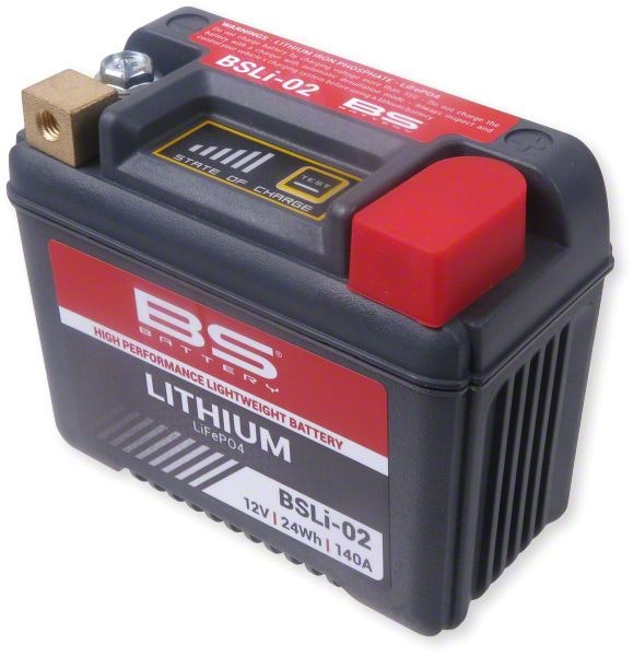 BS Battery BSLi-02 Lithium 12V 24Wh Batteri