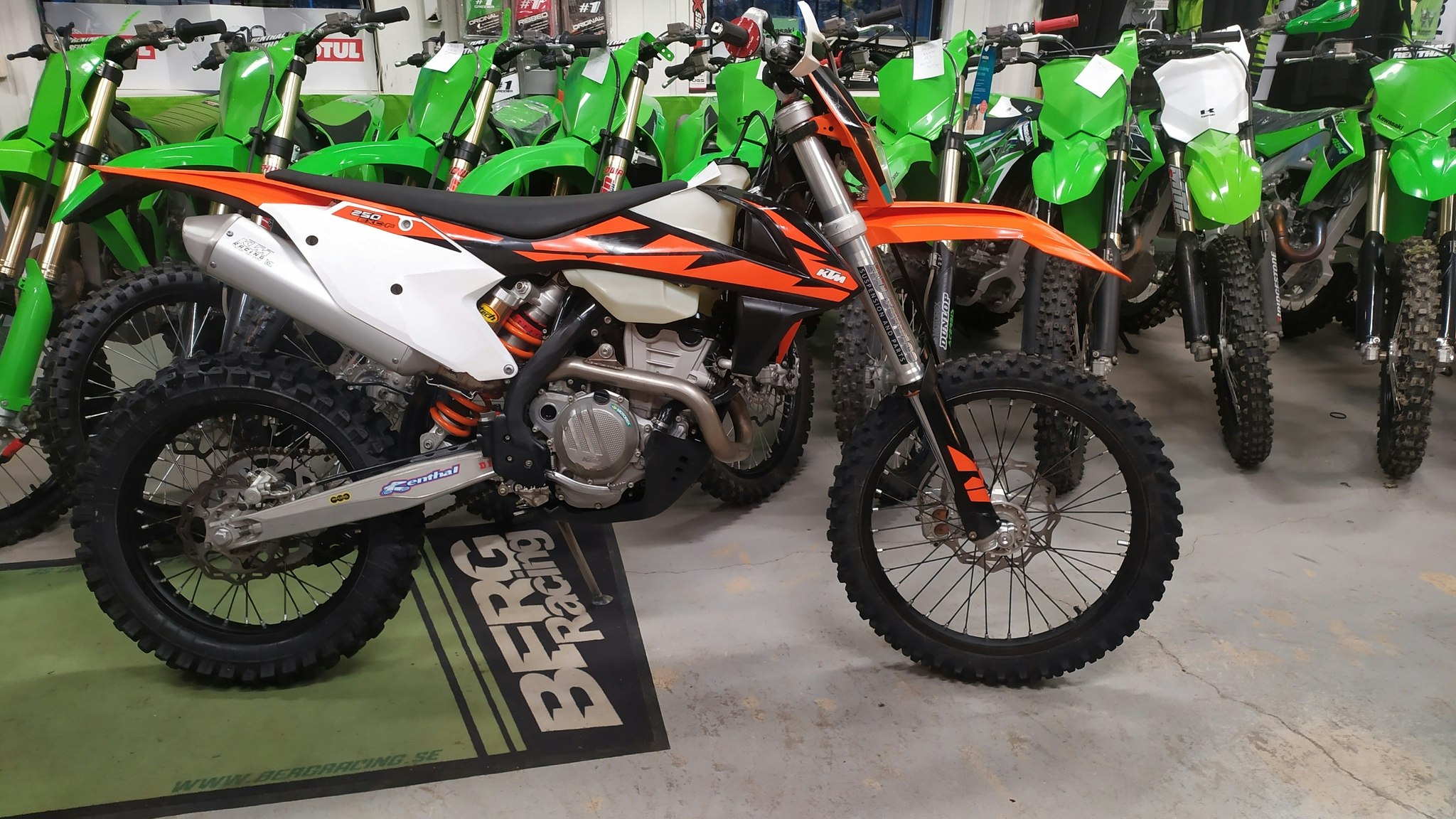 KTM EXC 250 2018 få timmar