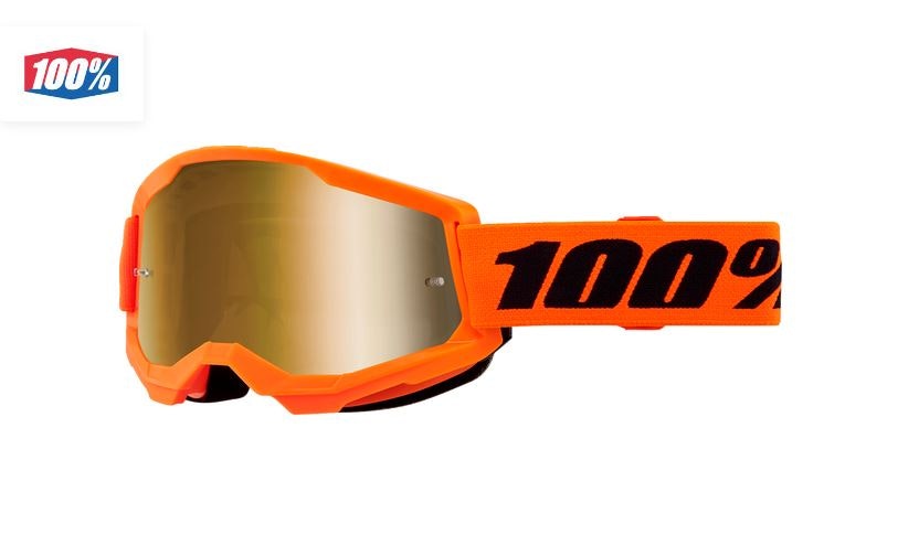 100% Strata 2 Orange crossglasögon