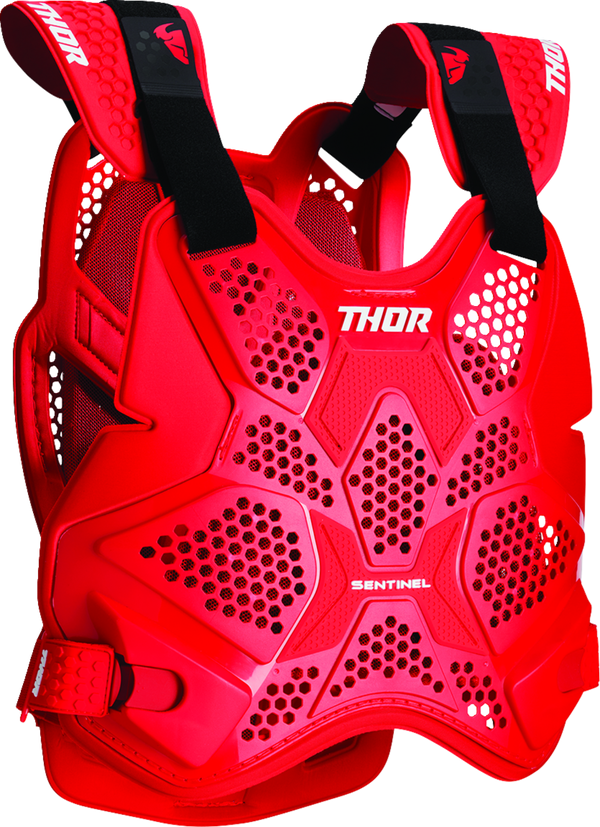 Thor Sentinel Pro Guardian Bröst/Ryggskydd Röd