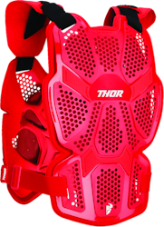 Thor Sentinel Pro Guardian Bröst/Ryggskydd Röd