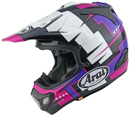 Arai MX-V Evo Battle Purple Crosshjälm