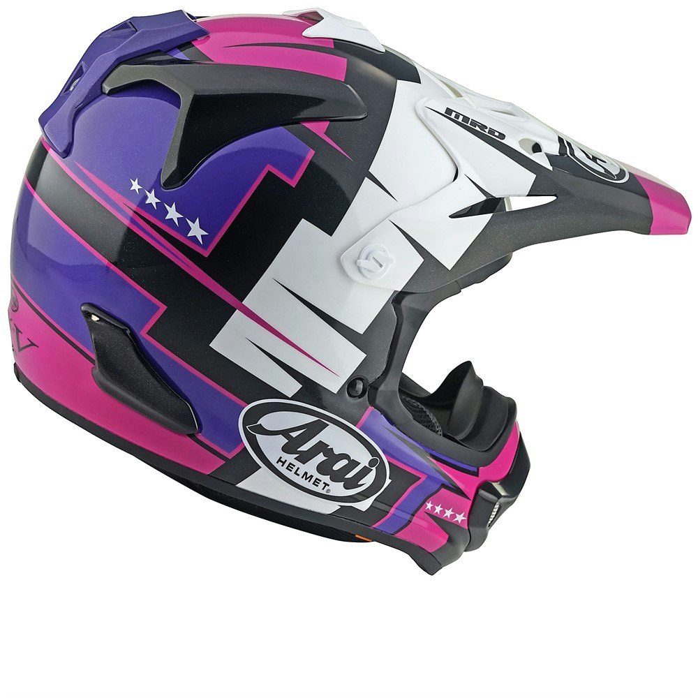 Arai MX-V Evo Battle Purple Crosshjälm