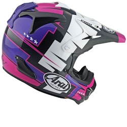 Arai MX-V Evo Battle Purple Crosshjälm