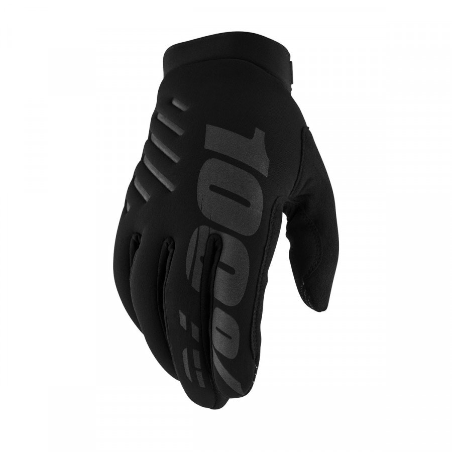 100% BRISKER CROSSHANDSKAR, SVART