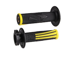 Emig Pro V2 Lock-On gummihandtag svart/gul