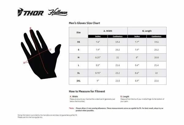 THOR DRAFT Crosshandskar Röd/Svart