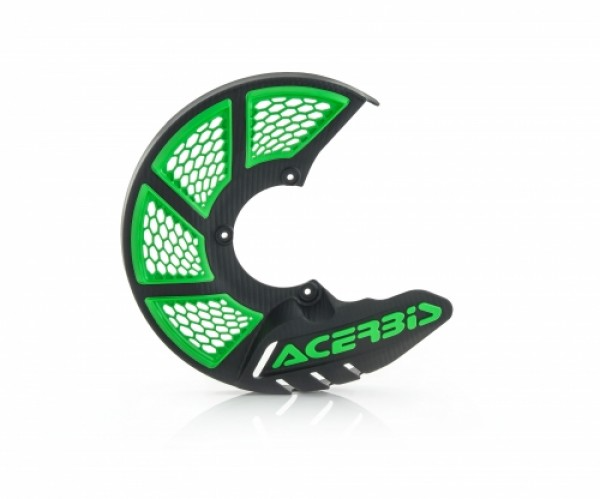 Acerbis X-BRAKE bromsskiveskydd fram Grön/Svart