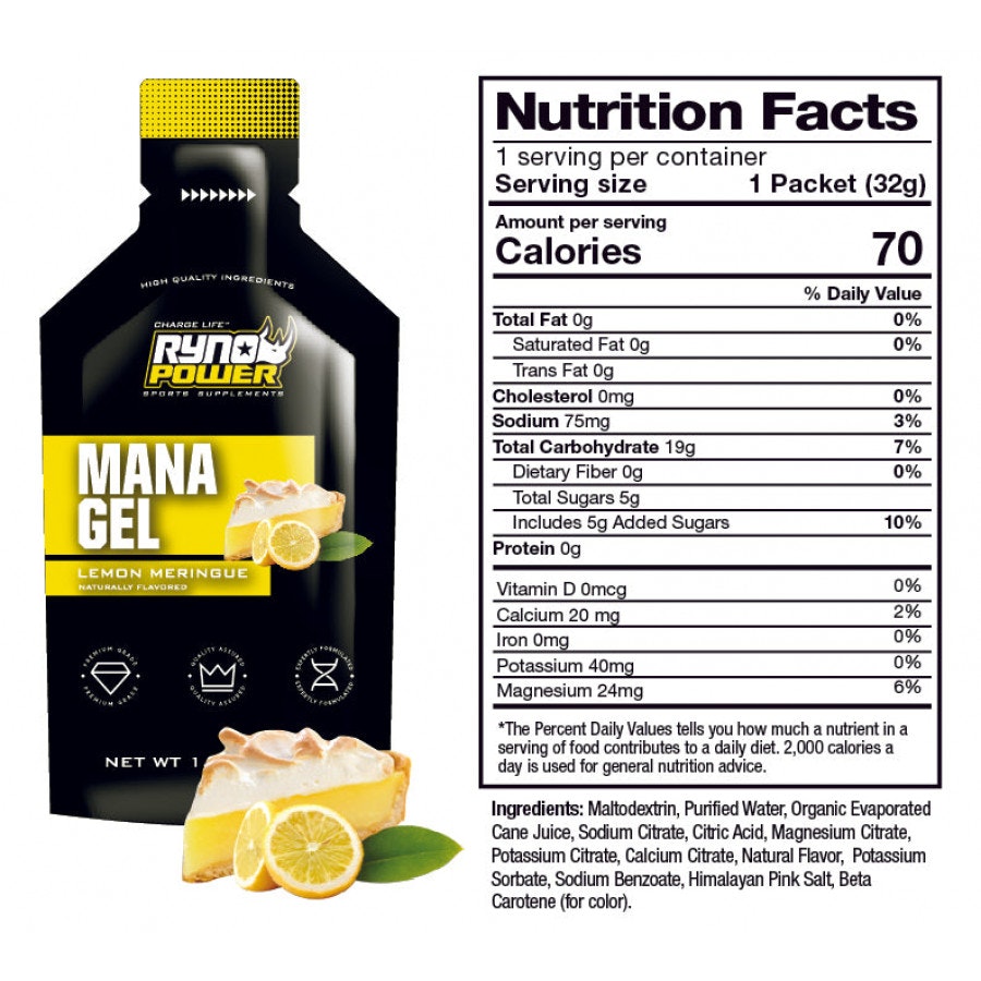 MANA Performance Gel 12 pack  Olika smaker
