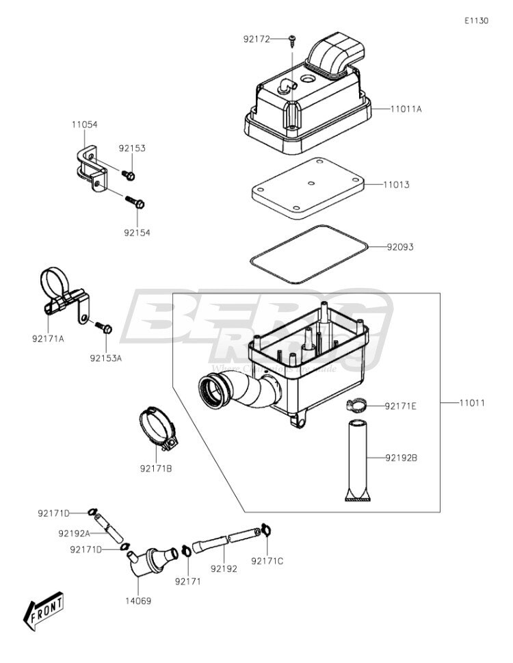 CASE-AIR FILTER,UPP