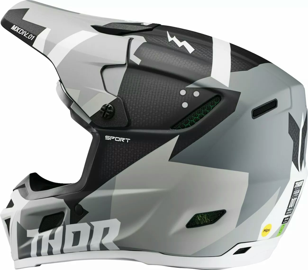 Thor Motocross hjälm  Reflex Sport Carbon Brave MIPS®