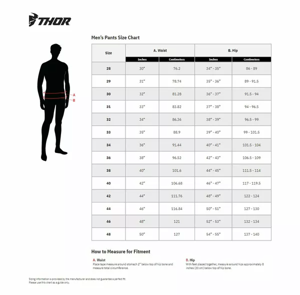 Thor Sportsmode Flite crossbyxor