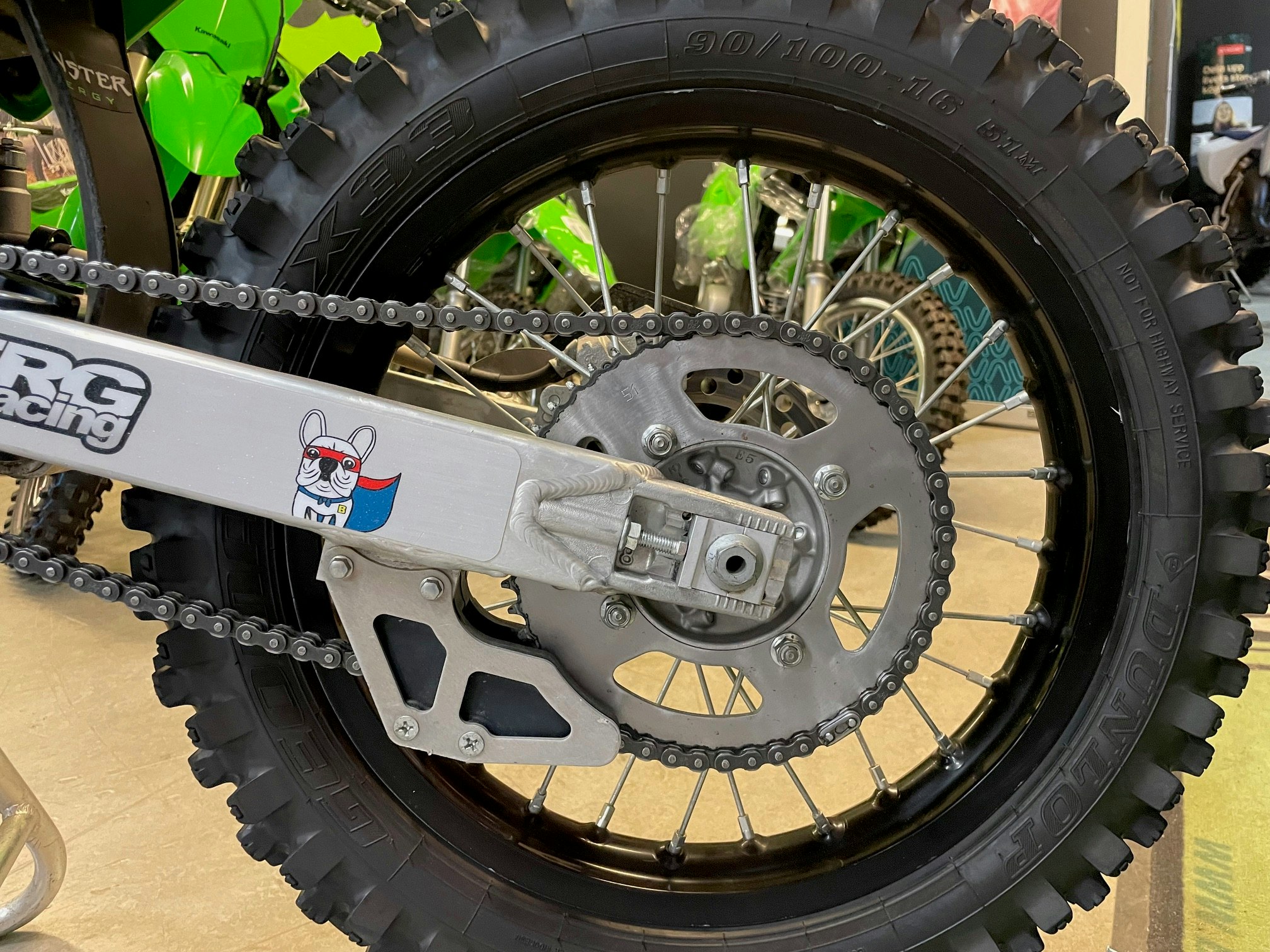 Kawasaki KX85 2023 Höghjul 16/19