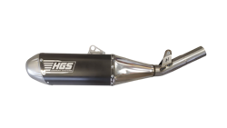 HGS avgassystem Kawasaki KX250 2025 Svart NY DESIGN