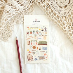 Suatelier Daily Deco Sticker Sheet Home Sweet Home