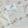 Suatelier Daily Deco Sticker Sheet Flower Letter