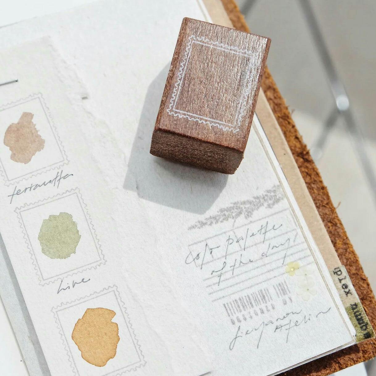 Jieyanow Atelier Rubber Stamp Frames - Postal Stamp