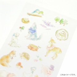 Kamiiso Saien Sticker Sheet Mon Favori Animal