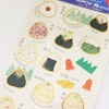 Kamiiso Saien Sticker Sheet Onigiri