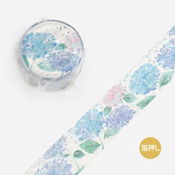 BGM Summer Edition Washi Tape Colorful Hydrangea 20 mm