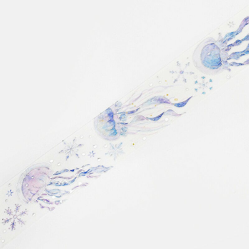 BGM Special Winter 2022 Washi Tape Snow Jellyfish 30 mm