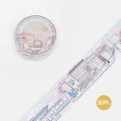 BGM Special Washi Tape Little World Town by the Sea 20 mm