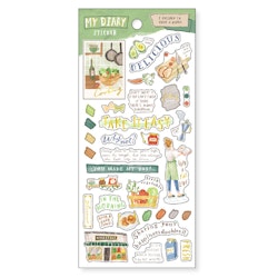 Mind Wave My Diary Sticker Sheet Cooking