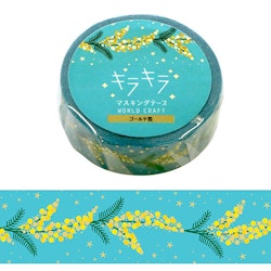World Craft Washi Tape Kirakira Mimosa 15 mm